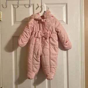 Pink First Impressions snow suit 3-6 months NWT
